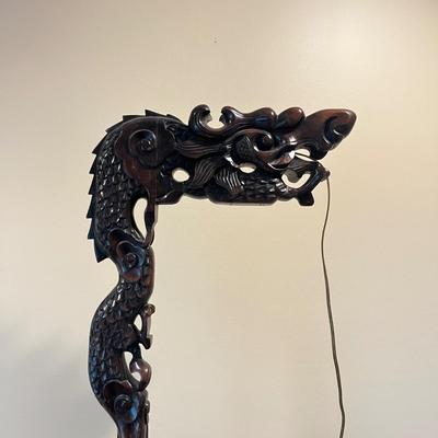 Wooden Dragon Lamp (LR-MG)