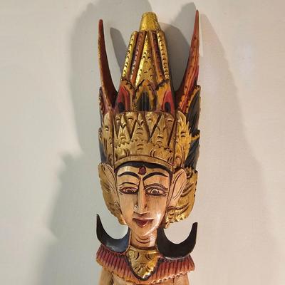 Rama & Sita Wooden Wall Sculptures (BS-JS)