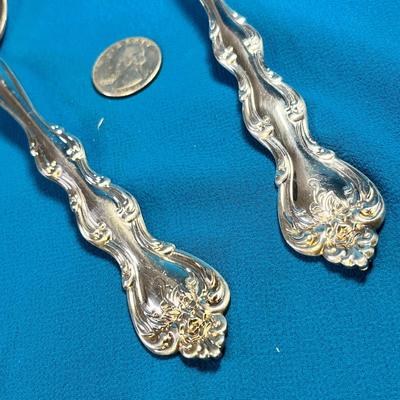 INTERNATIONAL SILVERPLATE FANCY LARGE SERVING FORK AND SPOON SET