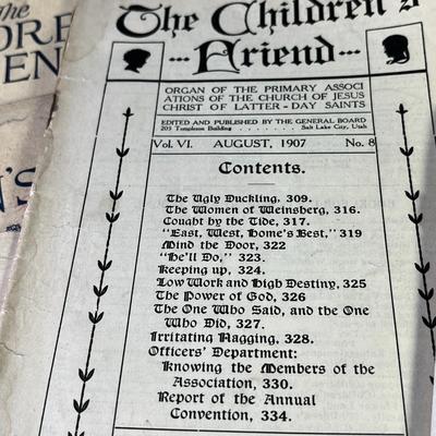 14 EARLY "THE CHILDREN'S FRIEND" MAGAZINES 1907-1922