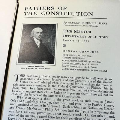 GROUP OF 7 VINTAGE "THE MENTOR" MAGAZINES 1913-1917 NICE ILLUSTRATIONS