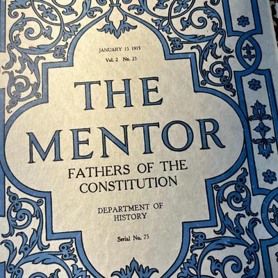 GROUP OF 7 VINTAGE "THE MENTOR" MAGAZINES 1913-1917 NICE ILLUSTRATIONS
