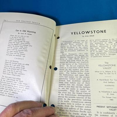 1941 "OLD TRAVOIS TRAILS" MAGAZINE, "...DEVOTED TO THE HISTORY AND LITERATURE OF THE WEST"