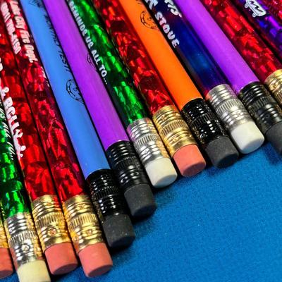GROUP OF 33 UNUSED PENCILS- FIRE SAFETY THEMED