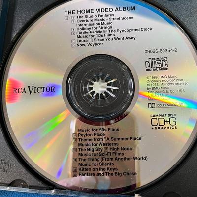 "THE HOME VIDEO ALBUM" CD OF OLD MOVIE MUSIC FROM SILENTS THRU 50's