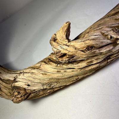 WEATHERED TWISTED PIECE OF DRIFTWOOD