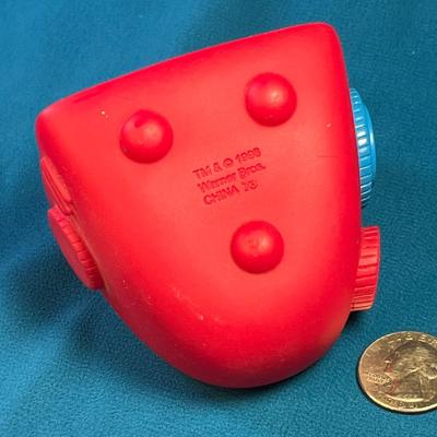 TINY TOON ADVENTURES TOY TV WITH 3-D PORKY PIG ON SCREEN