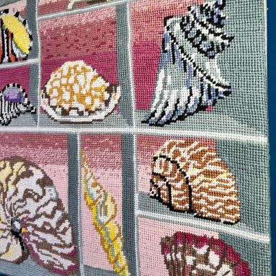 PETITPOINT SEASHELL MOTIF HANDIWORK 