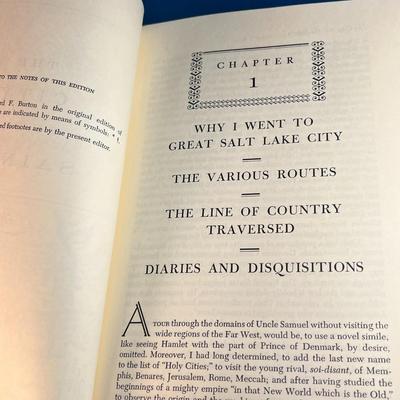 "THE CITY OF THE SAINTS" BOOK by RICHARD F. BURTON, EDITED B Y FAWN M. BRODIE