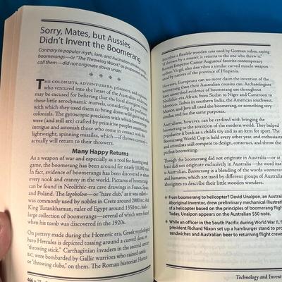 "THE BOOK OF UNUSUAL KNOWLEDGE" FUN BOOK OF CRAZY, COOL, FUN FACTS AND STORIES