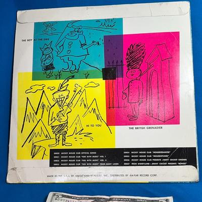 WALT DISNEY'S "FUN WITH MUSIC FROM MANY LANDS" 78rpm RECORD