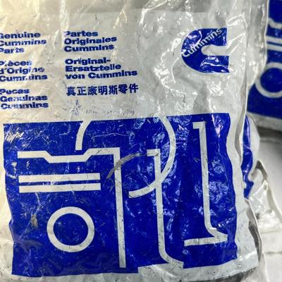 11 BAGS OF 24 LARGE METAL WASHERS, 264 TOTAL