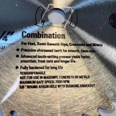 SET OF 3  BLACK & DECKER 7-1/4" CIRCULAR SAW BLADES