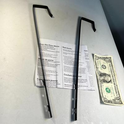 OVER-THE-DOOR PICTURE OR MIRROR HOOKS- PAIR