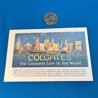 1925 COLGATE ADVERTISING BOOKLET COMPARING NEW YORK BUILDINGS TO THEIR PRODUCTS