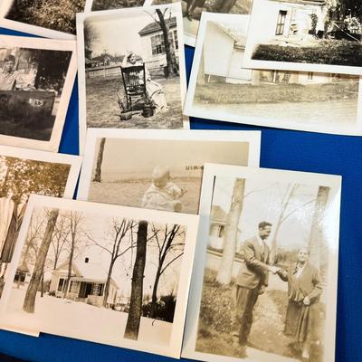 OLD TIME CIRCA 20's-30's PHOTOGRAPHS OF PEOPLE AND HOMES-20 COUNT