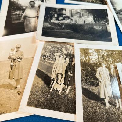 OLD TIME CIRCA 20's-30's PHOTOGRAPHS OF PEOPLE AND HOMES-20 COUNT