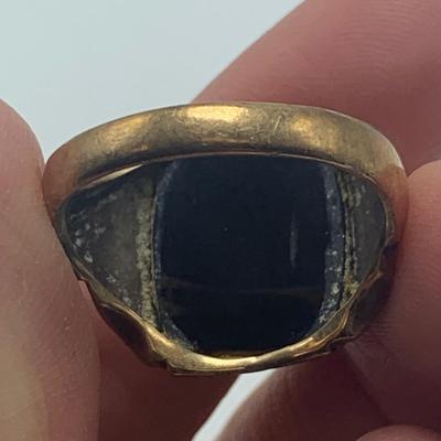 10K Black Onyx Masonic Ring & More (B1-HS)