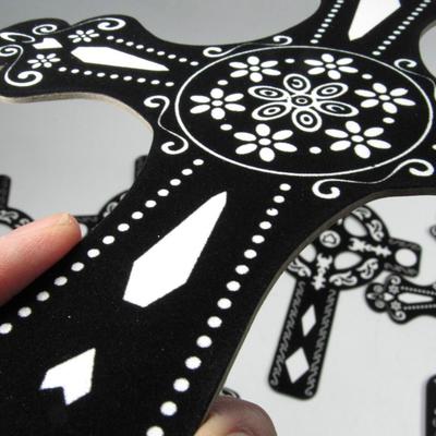 Felt Cut-outs for coloring Multiple Cross Designs craft Lot