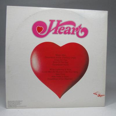 LP Vinyl Heart Dreamboat Annie Record Album Mushroom Records Crazy on You, Magic Man, near mint 33rpm