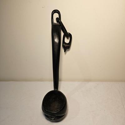 Vintage Wooden Beetle Box & Wooden Ladle (BS-JS)