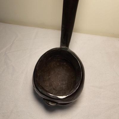 Vintage Wooden Beetle Box & Wooden Ladle (BS-JS)