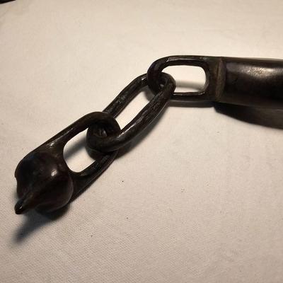 Vintage Wooden Beetle Box & Wooden Ladle (BS-JS)