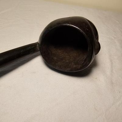 Vintage Wooden Beetle Box & Wooden Ladle (BS-JS)
