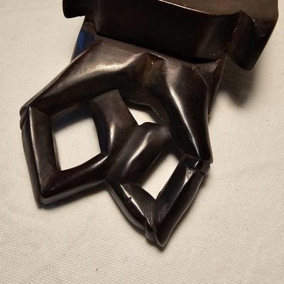 Vintage Wooden Beetle Box & Wooden Ladle (BS-JS)