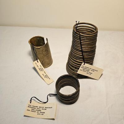 Set of 3 Metal Burmese Bracelets (BS-JS)