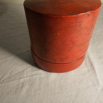 Lacquered Rice Box & Two Betel Nut Boxes (BS-JS)