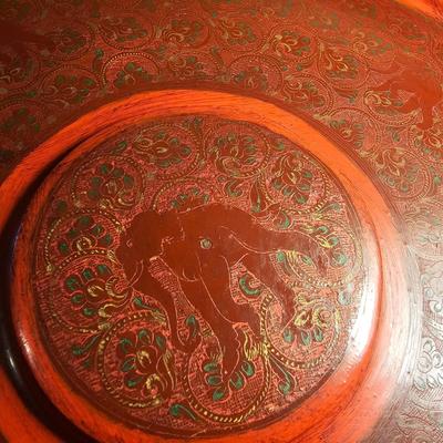 Lacquered Rice Box & Two Betel Nut Boxes (BS-JS)