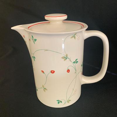 Epoch Strawberry Time Tea Cups and Pitcher plus other Strawberry Themed Treasures (K-KW)