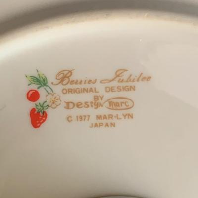 Epoch Strawberry Time Tea Cups and Pitcher plus other Strawberry Themed Treasures (K-KW)