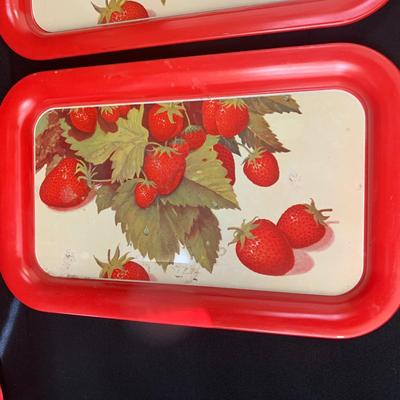 Epoch Strawberry Time Tea Cups and Pitcher plus other Strawberry Themed Treasures (K-KW)