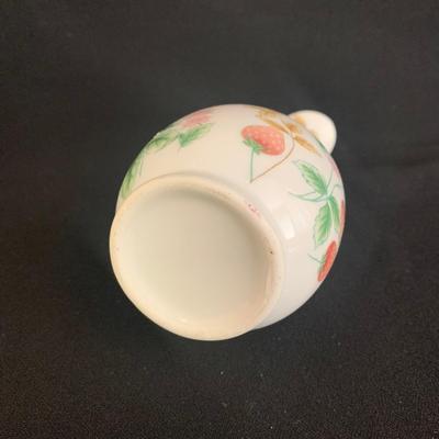 Epoch Strawberry Time Tea Cups and Pitcher plus other Strawberry Themed Treasures (K-KW)