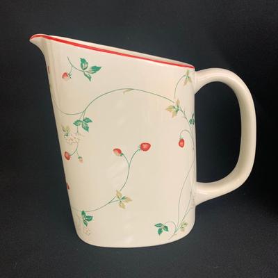 Epoch Strawberry Time Tea Cups and Pitcher plus other Strawberry Themed Treasures (K-KW)