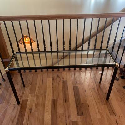 Glass Console Table with Matching Side Tables (LR-KW)