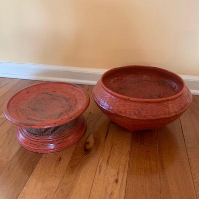 Burmese Ceremonial Offering Vessels (LR-KW)