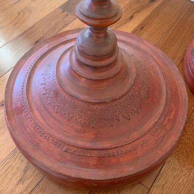 Burmese Ceremonial Offering Vessels (LR-KW)