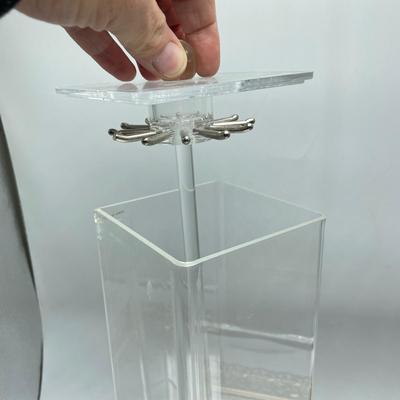 Mirrored Vanity Tray & Acrylic Necklace Case (FL-SS)