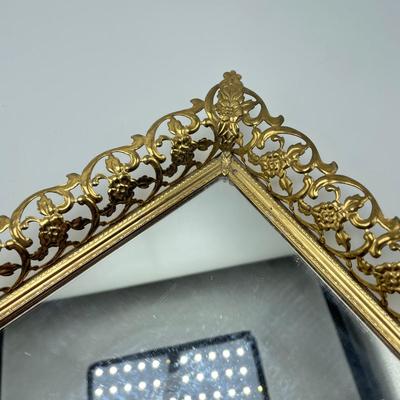 Mirrored Vanity Tray & Acrylic Necklace Case (FL-SS)