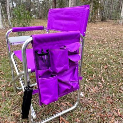 PICNIC TIME ~ Folding Sports Chair With Side Table