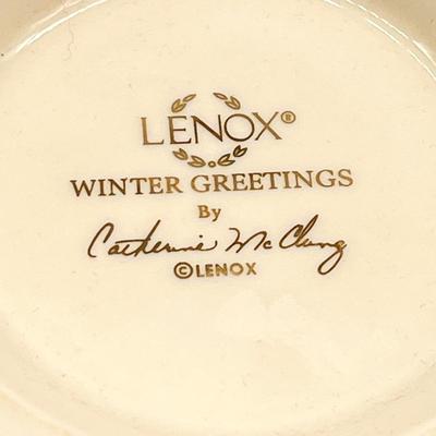 LENOX ~ Winter Greetings ~ Set Of Three (3) Holiday Votives