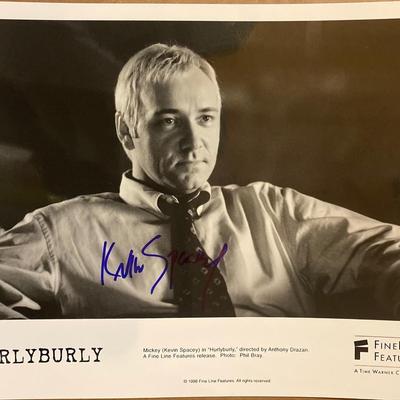 Hurlyburly Kevin Spacey signed movie photo
