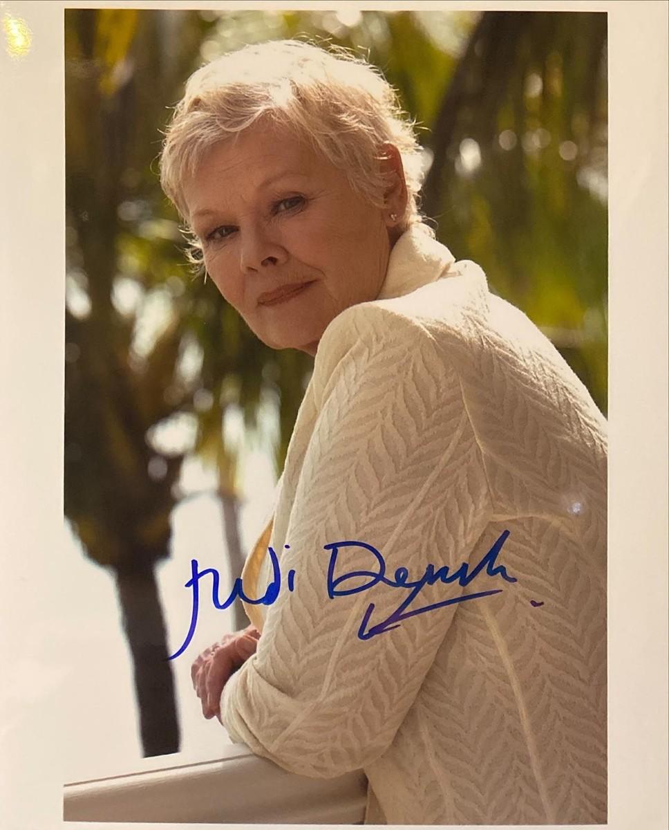 Judi Dench Signed Photo | EstateSales.org