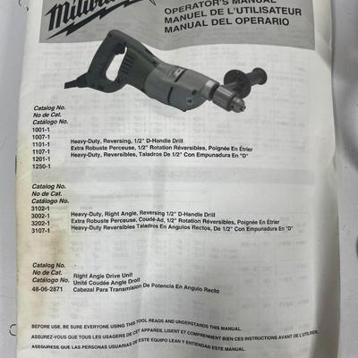 Milwaukee Heavy-Duty Right Angle Drill