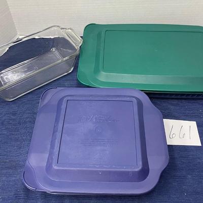 Pyrex Glass Pans With Lids