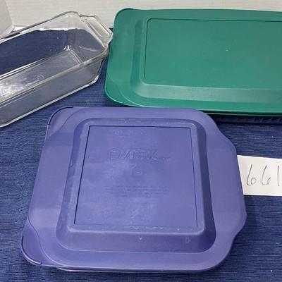Pyrex Glass Pans With Lids
