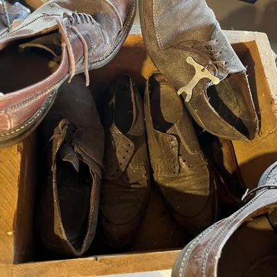 Golf Shoe lot with Ammo Box